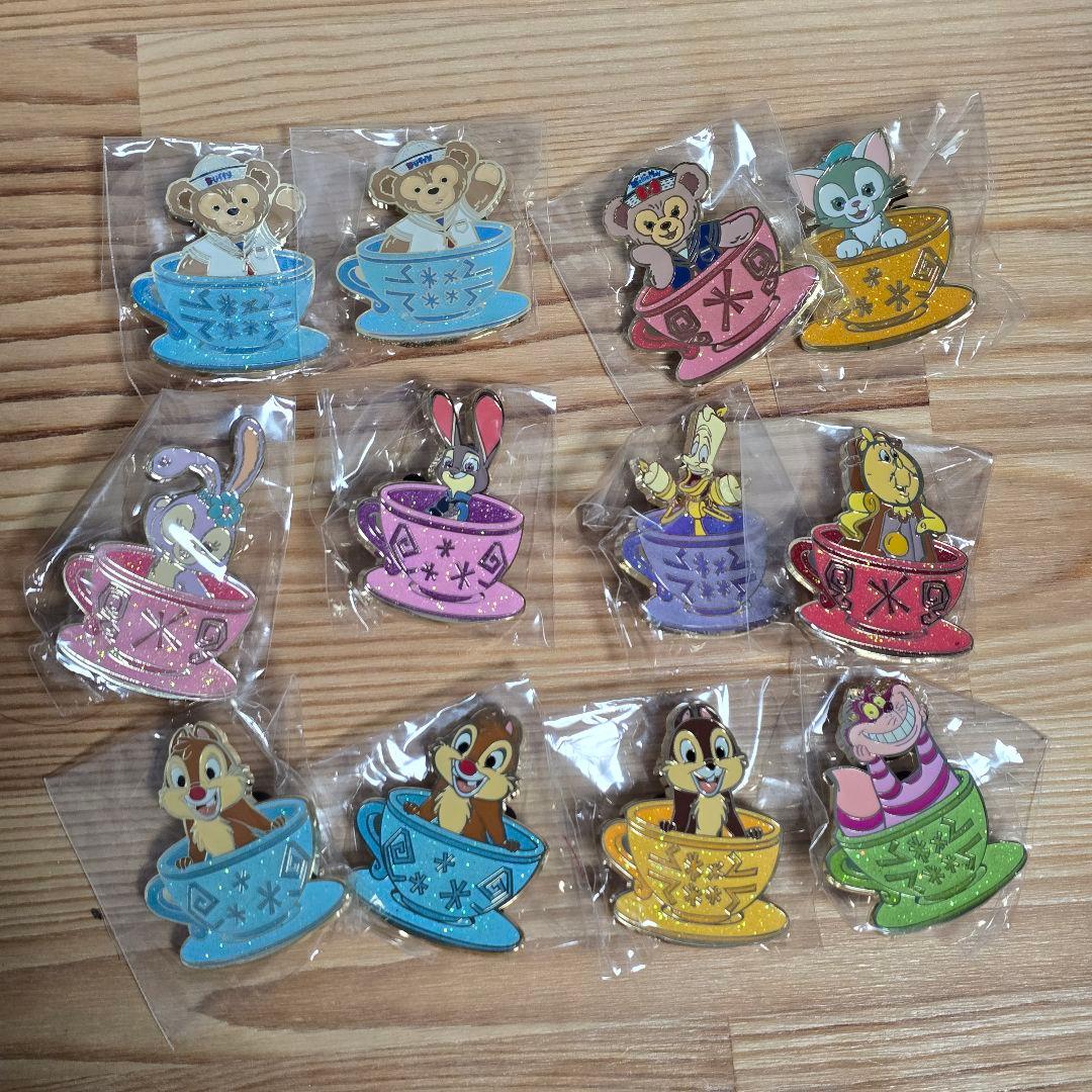 香港ディズニーランド　ピンバッジ　12個セット HKDL】香港ディズニーのピンバッジを整理してみた！2019年版