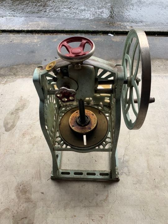 レトロ 手動かき氷機械 値下げしました