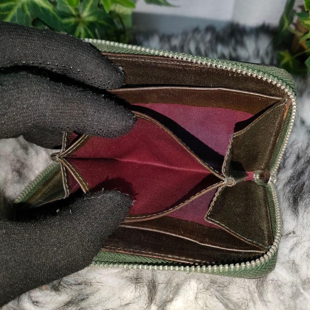 VivienneWestwood 小銭入れ エンベロープ ブラウン レザー 切手