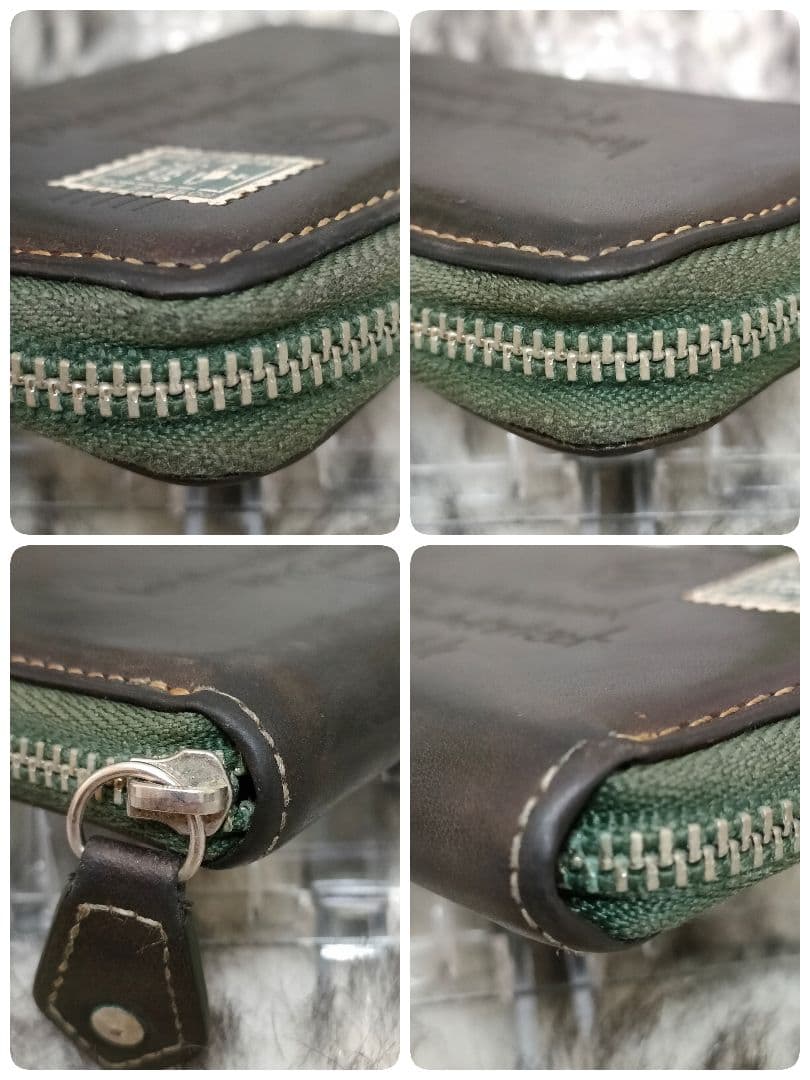 VivienneWestwood 小銭入れ エンベロープ ブラウン レザー 切手