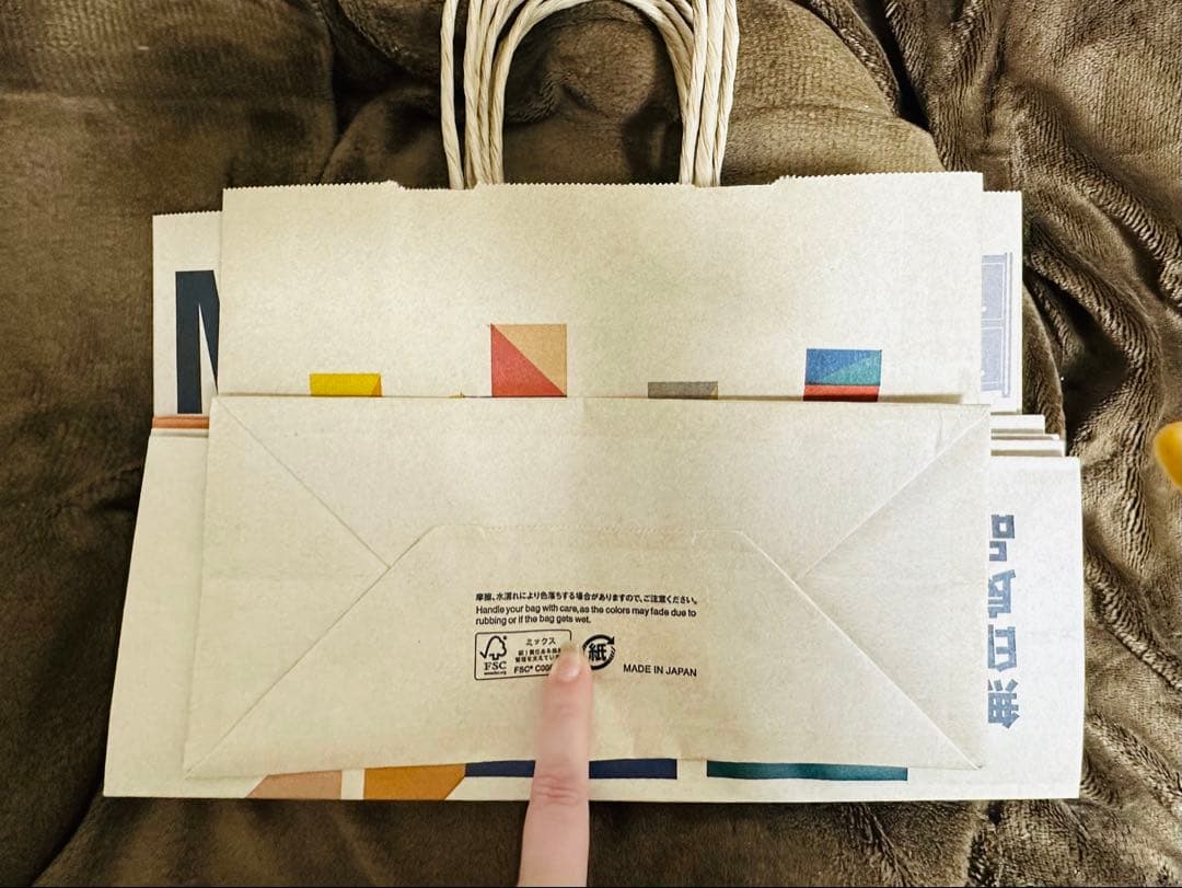 無印良品 X'masショップ袋 クリスマス限定 紙袋 ショッパー - メルカリ