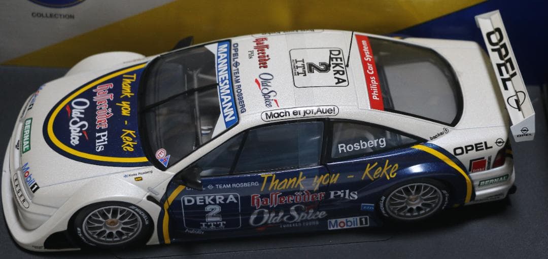 超希少ミニチャンプス(UTモデル)オペル　チームロズベルグDTM仕様　1/18