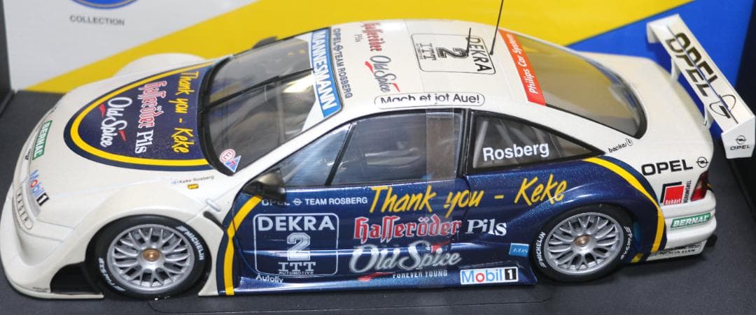 超希少ミニチャンプス(UTモデル)オペル　チームロズベルグDTM仕様　1/18