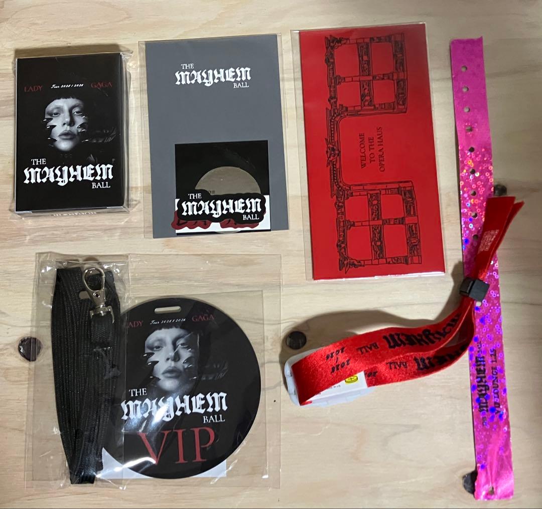 VIP GOLD MERCH セット LADY GAGA MAYHEM BALL - メルカリ