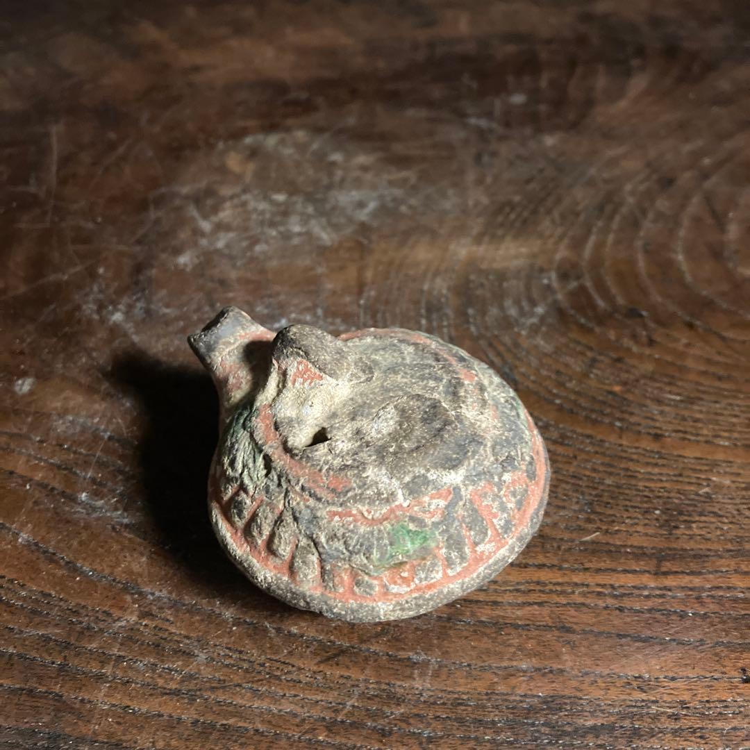 新年赤札セール❗️【ギャラリー三益】古美術　宋代磁州窯　古赤絵水滴