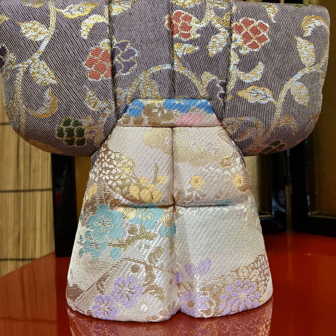 真多呂人形　古今人形　彩明立雛　コンパクト　お雛様　木目込み人形　収納飾り