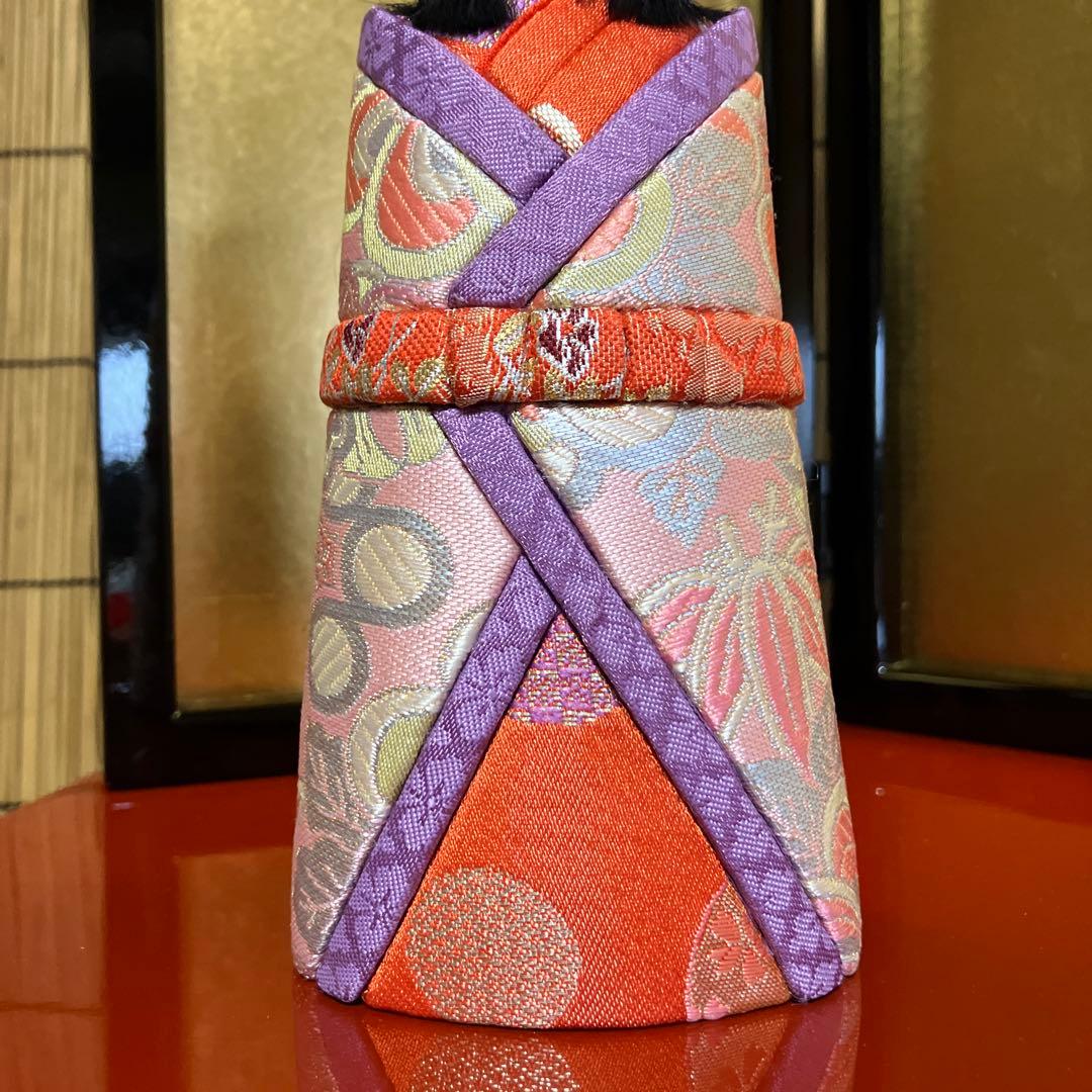 真多呂人形　古今人形　彩明立雛　コンパクト　お雛様　木目込み人形　収納飾り