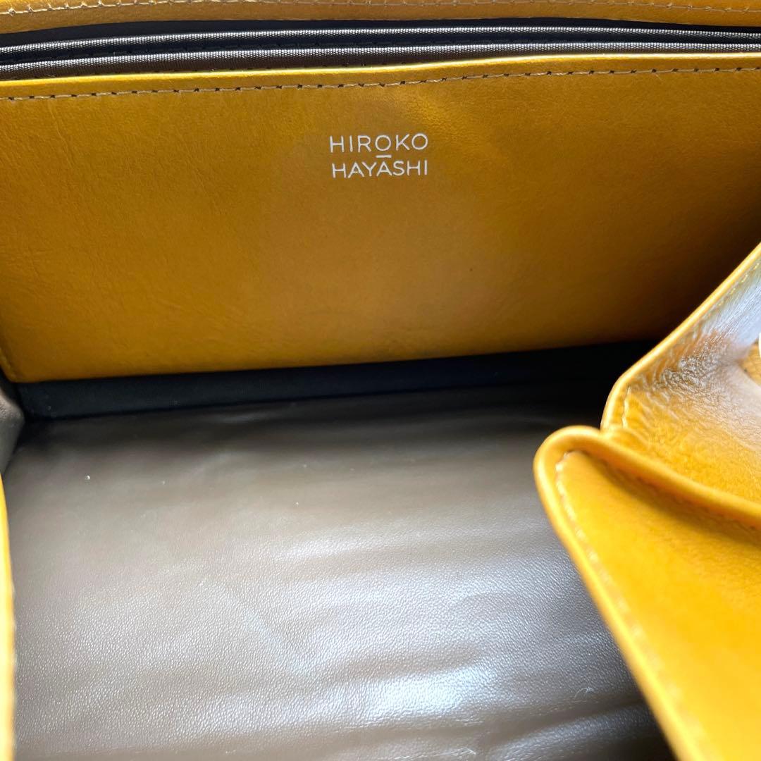 ヒロコハヤシ CAFE PORTA カフェポルタ 財布 マスタード イエロー