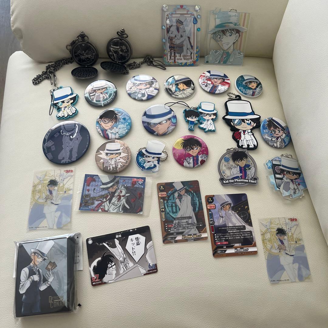 名探偵コナン 怪盗キッドバッジ・カードセット 名探偵コナン スクエア型缶バッジVol.3 江戸川コナン＆怪盗キッド