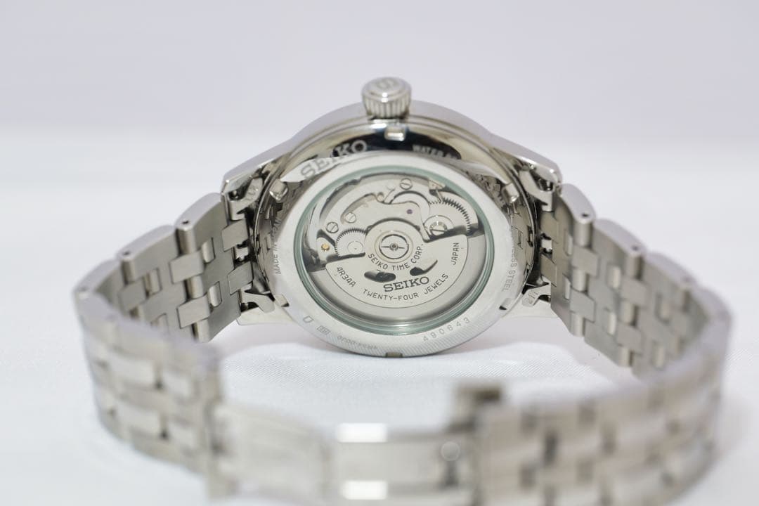 美品　SEIKO Presage GMT 自動巻き腕時計　正規店購入　保証有り