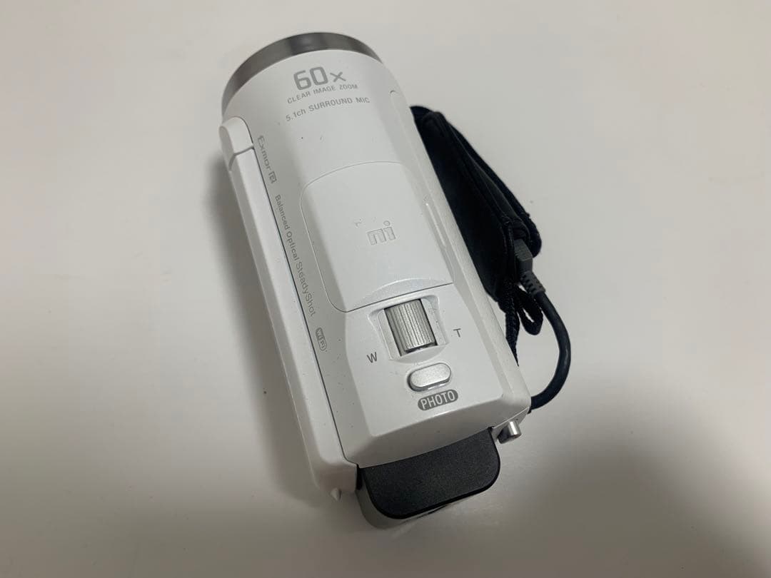 ＊美品＊　SONY HDR-CX675 ホワイト　ビデオカメラ本体　早い者勝ち！