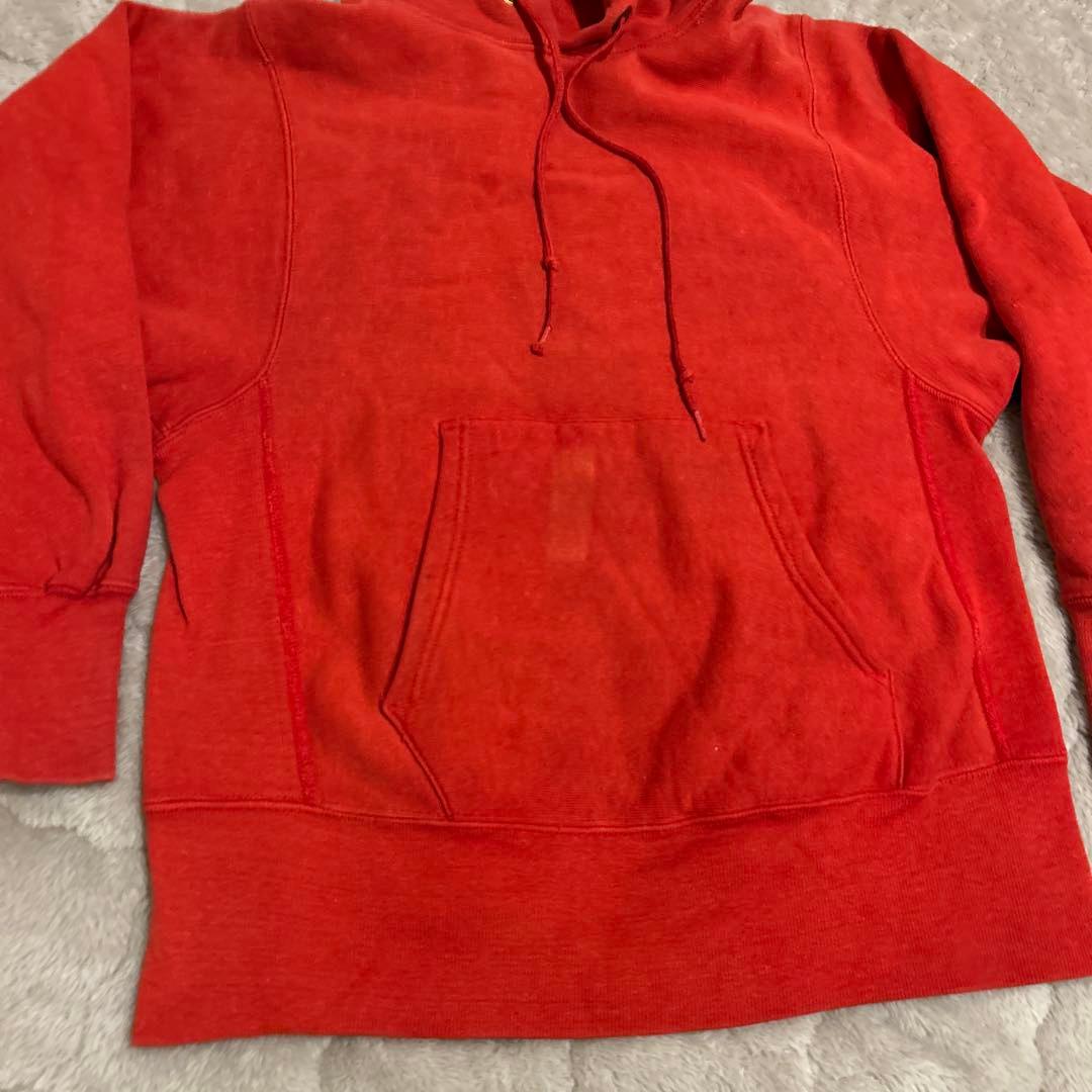 champion 単色タグ　リバースウィーブ　ビンテージスウェット　パーカー　S