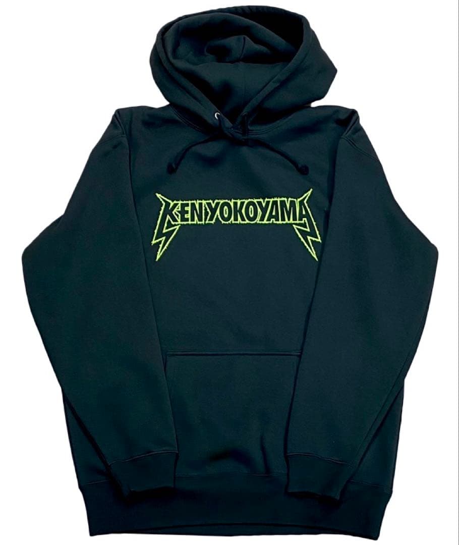 新品 KEN YOKOYAMA横山 健『MOW』パーカー黒L① ハイスタンダード