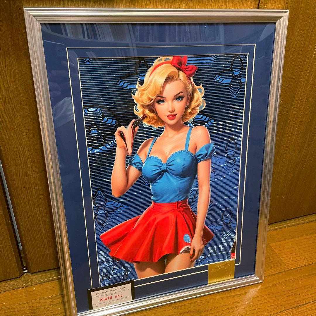 額込 世界限定100枚DEATH NYC アートポスター 現代アート 65