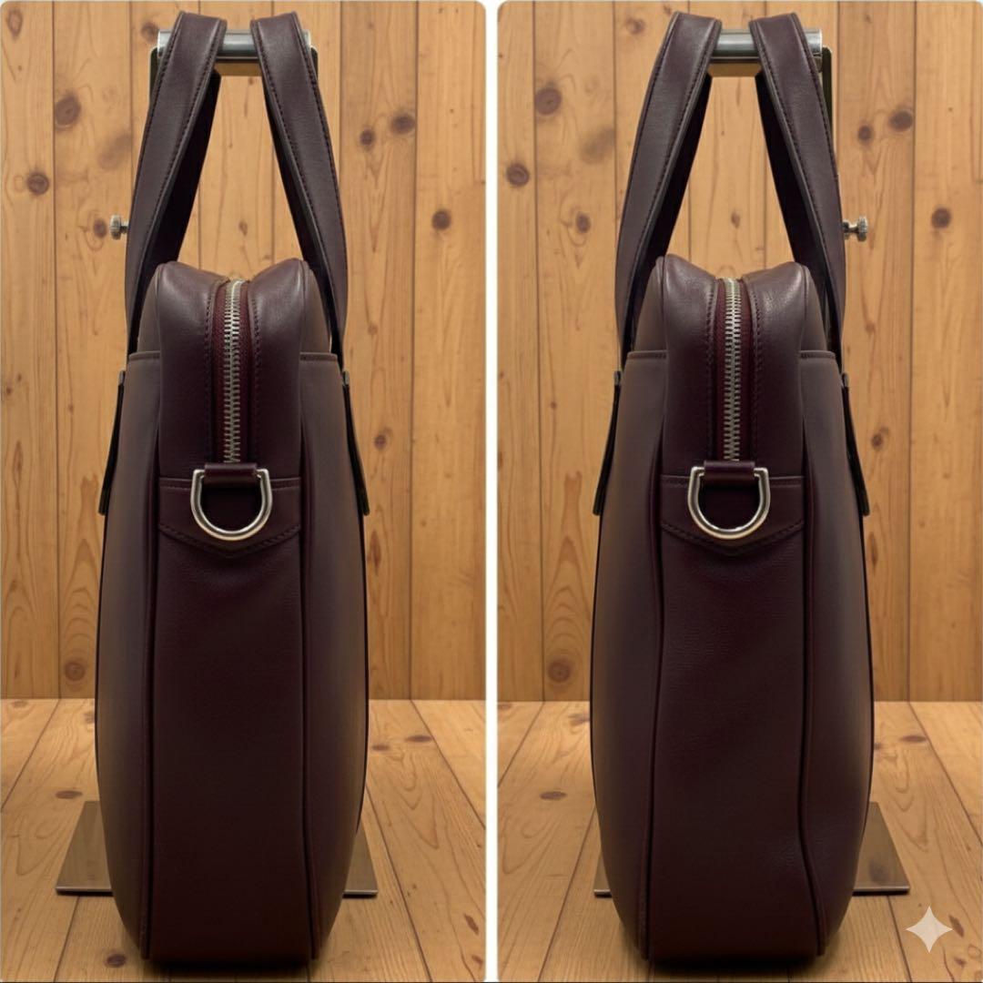 一発値下げ！！ダンヒル 2WAYブリーフケース ハムステッド ボルドー