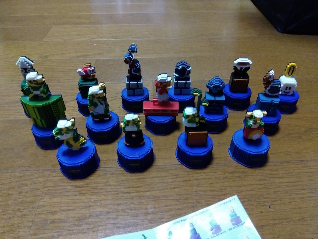 【美品】ペプシ　マリオ　ボトルキャップ　全30種　コンプリート　ミニブック1枚付