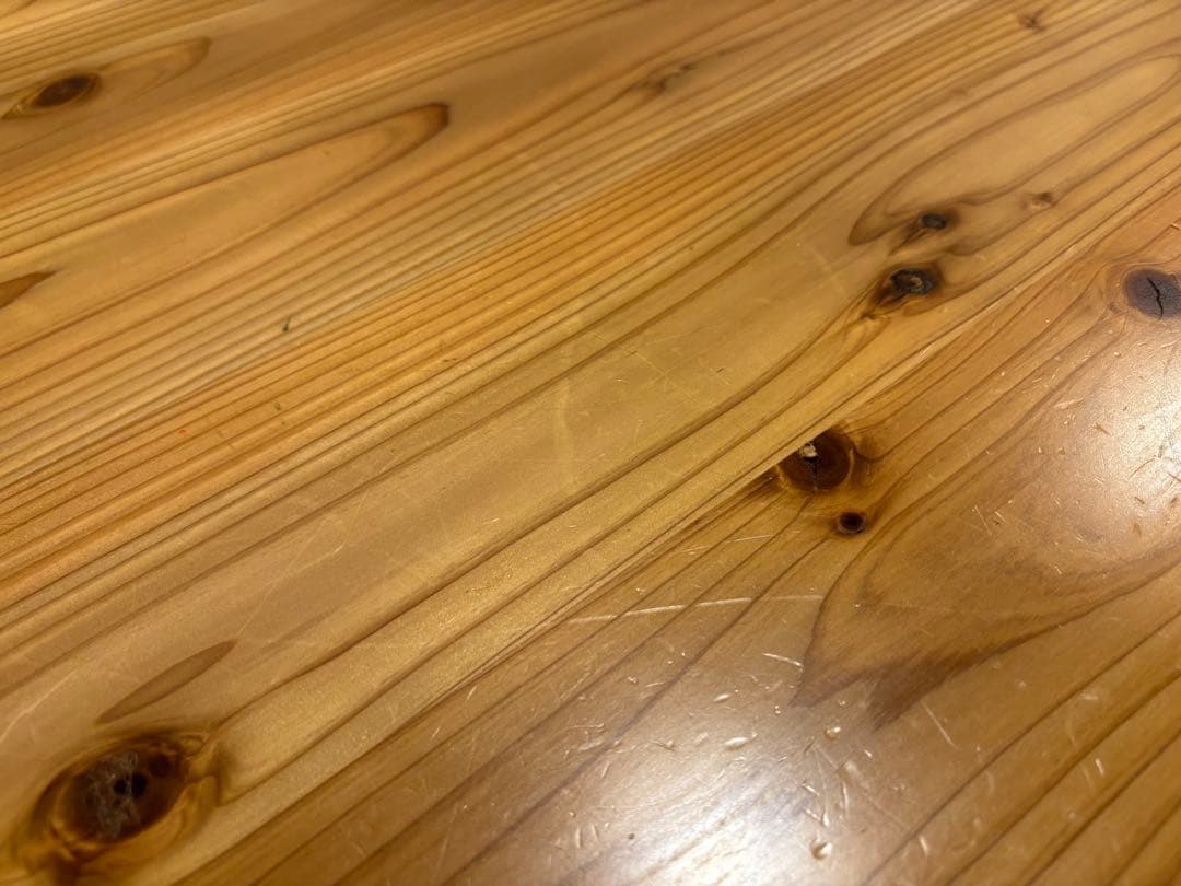 KANADEMONOTHE TABLE / 無垢 杉×Black Steel