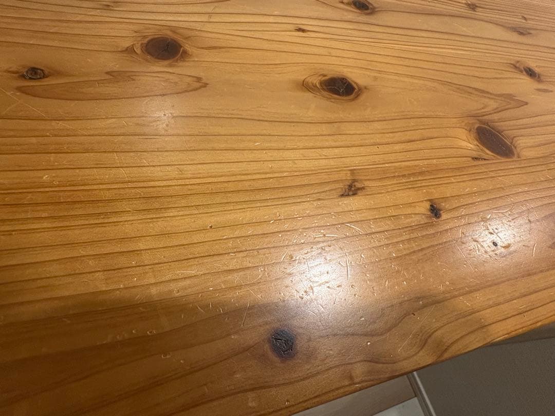 KANADEMONOTHE TABLE / 無垢 杉×Black Steel