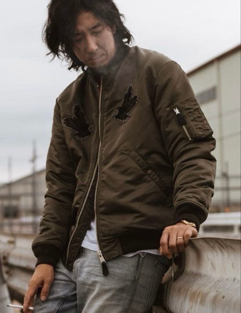 新品 The Bonez MA-1 ジャケット ZAX着用モデル Lサイズ - メルカリ