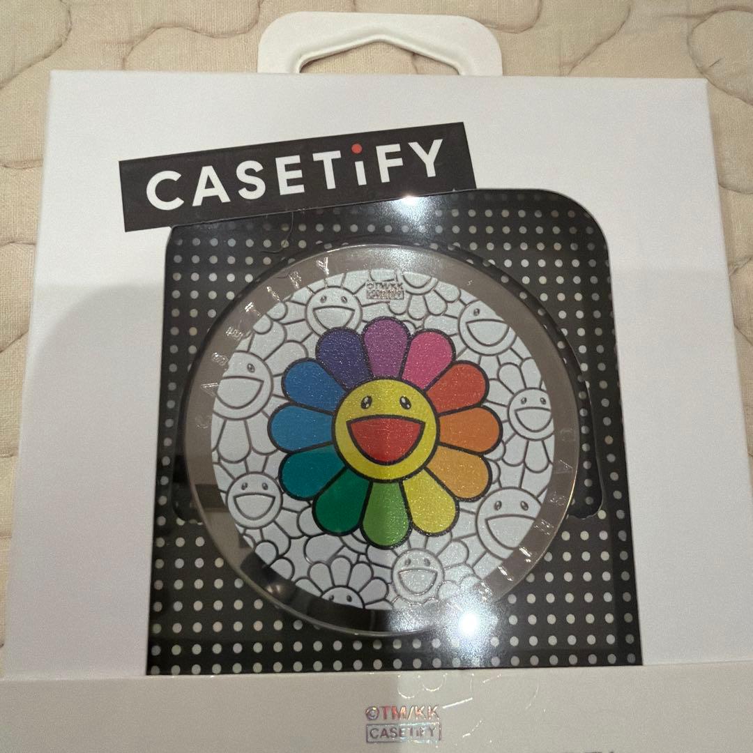 CASETIFY 村上隆　グリップスタンド コラボ レインボー　ポップアップ限定