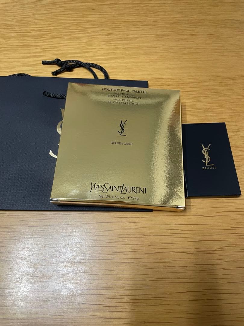 YSL　クチュールフェイスパレット 2025 ホリデーコレクション ショッパー付