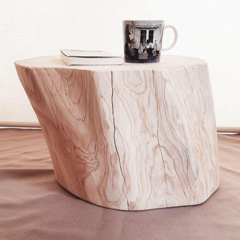 天然アロマ 東濃ひのき 切株スツール・テーブル・無垢無塗装・オーガニック