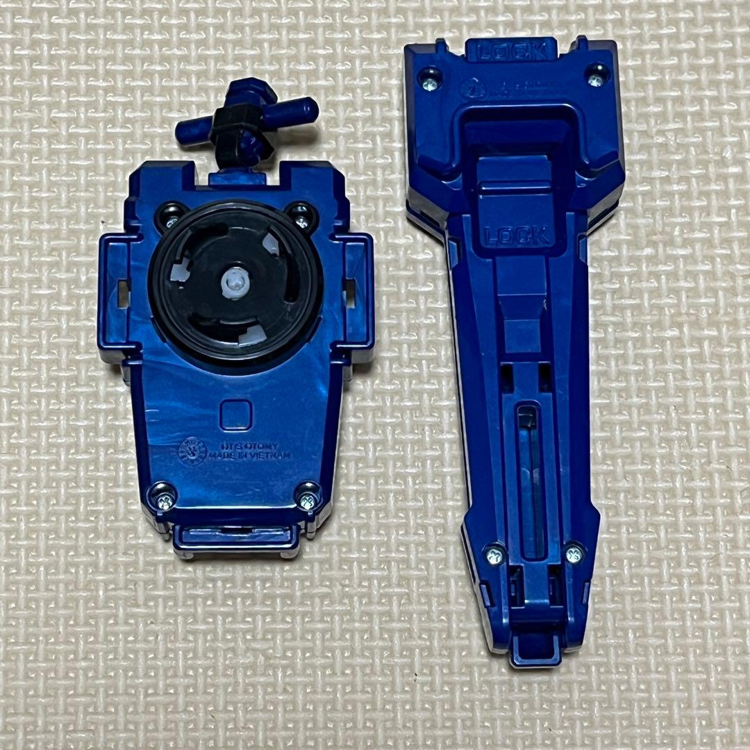 ベイブレードx】ストリングランチャー&ランチャーグリップ ブルー