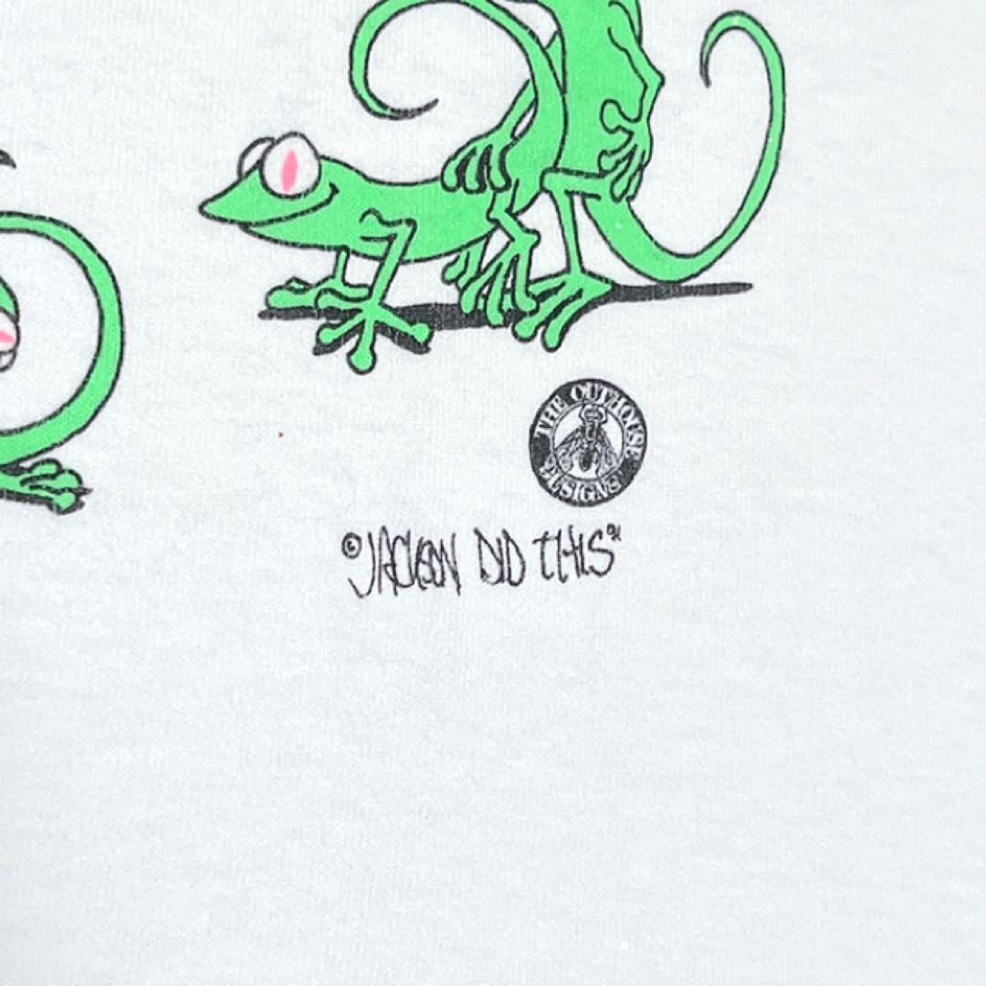 90s VINTAGE エロT 48手 トカゲ カメレオン HAWAII