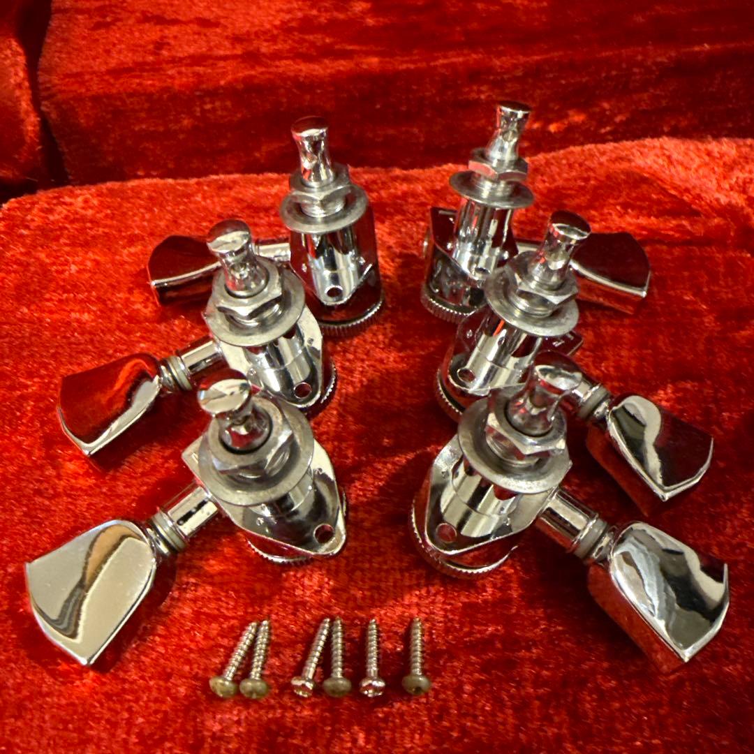 ギター ALLPARTS Grover Chrome Locking Tuners