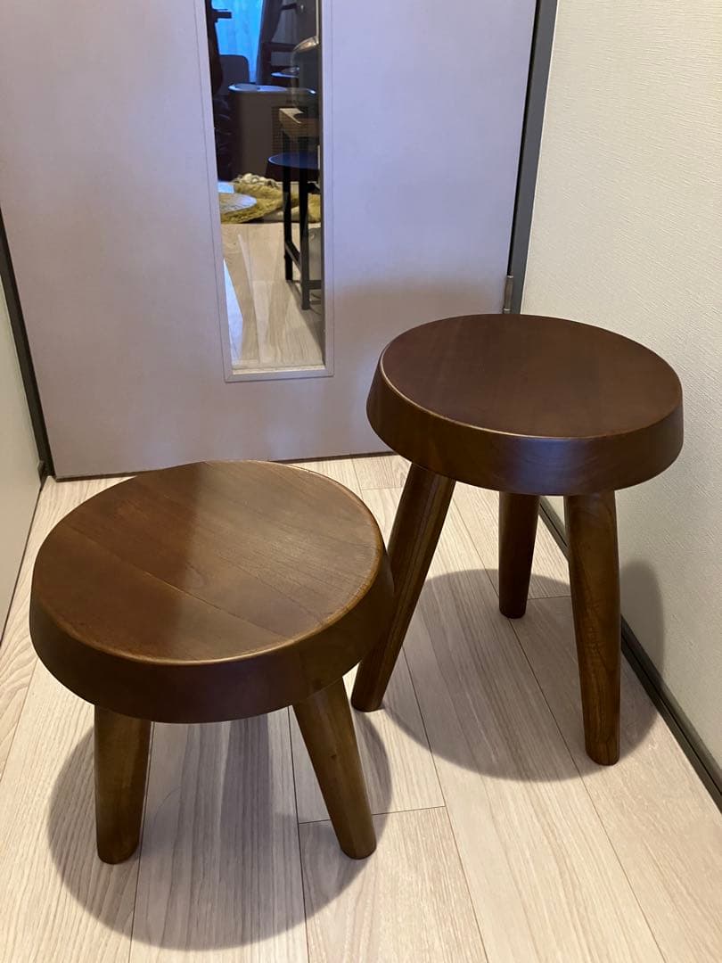 Charlotte Perriand シャルロットペリアン スツール セット