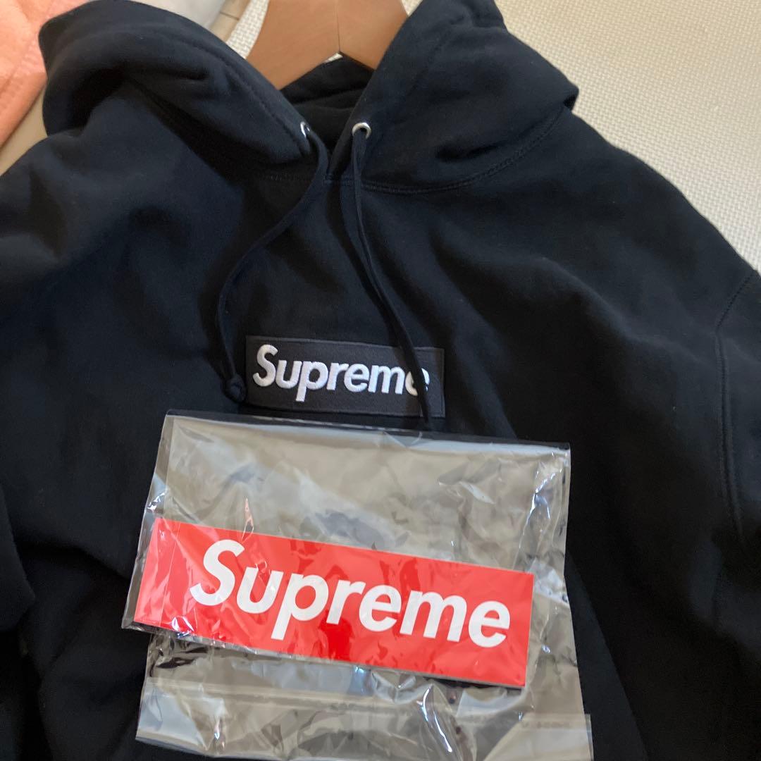 トップス Supreme BoxLogo HoodedSweatshirt Black M