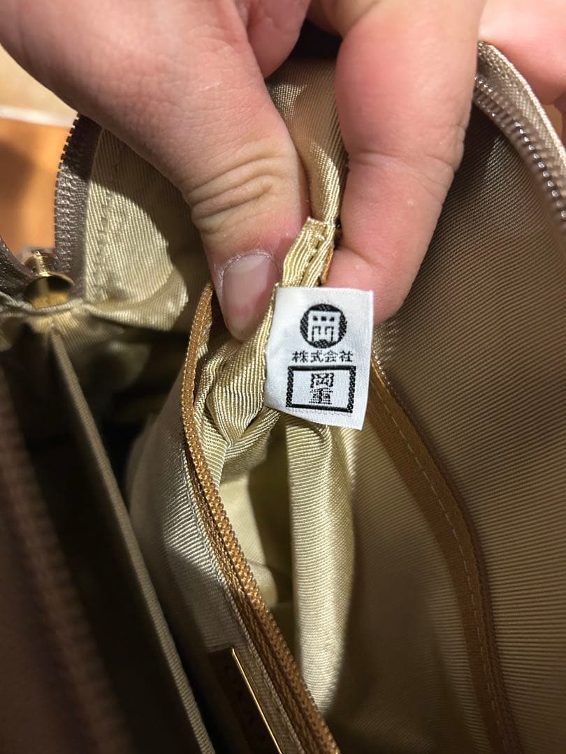 和装バッグ 美品 逸品 OKAJIMA 共箱付　象 花唐草 金彩 正絹 和装小物