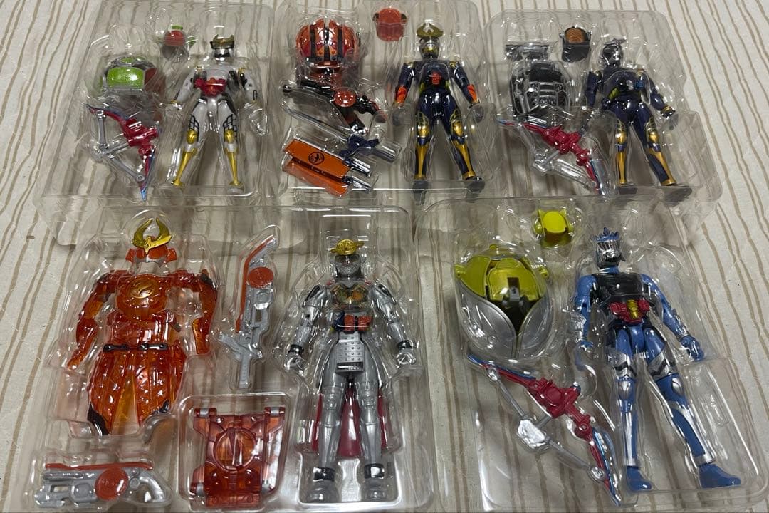 【開封品】仮面ライダー鎧武　アームチェンジシリーズ　25点セット