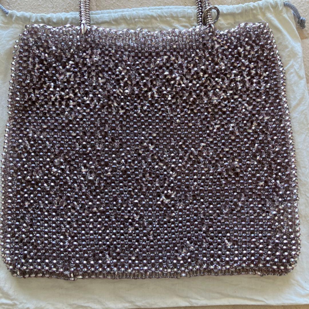 アンテプリマ シルバーピンク ワイヤーバッグ