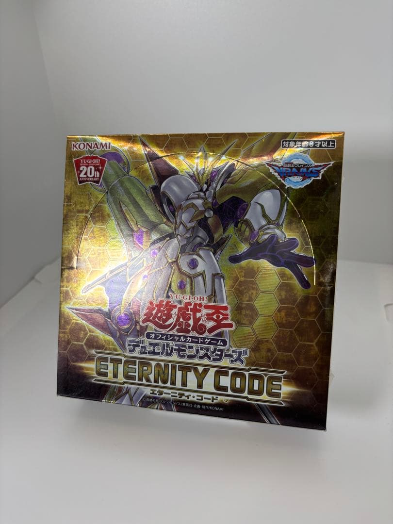 18個 遊戯王 エターニティコード 日版 BOX 未開封 シュリンク付き