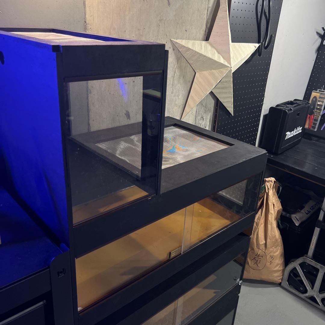 爬虫類 ケージ 木製 引き取り限定 愛知県