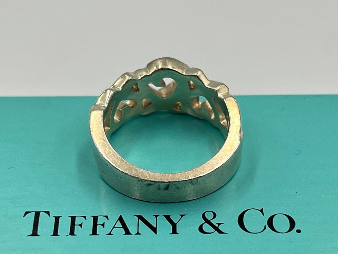 ティファニー パロマピカソ トリプルラビリングハート リング 925