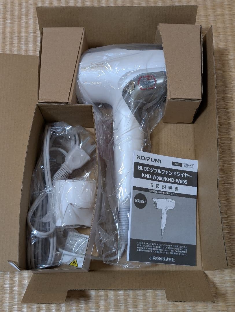 新品】コイズミヘアードライヤープレミアムモンスター ホワイト KHD