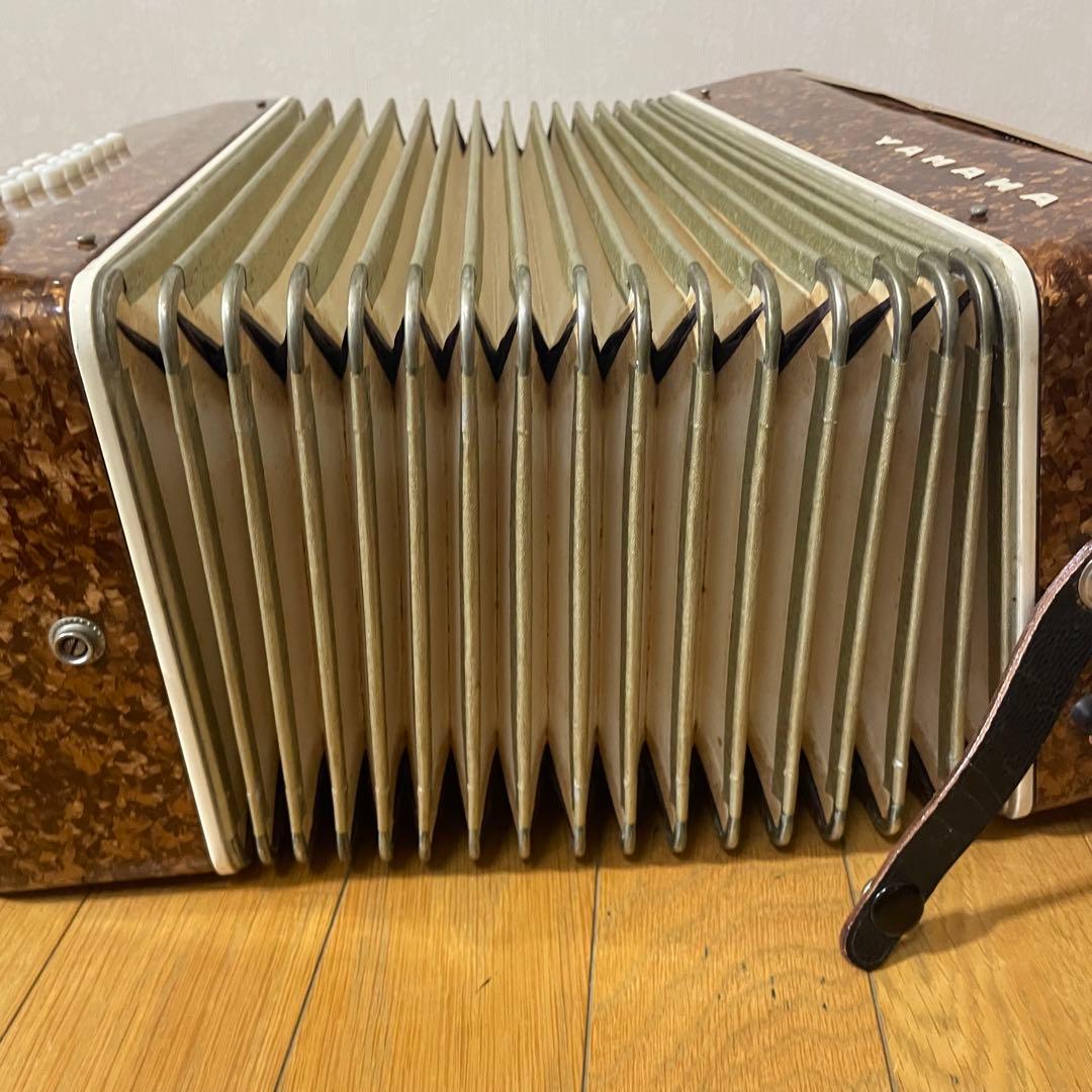 【音出し確認済み】YAMAHA ヤマハ アコーディオン アンティーク ケース付き