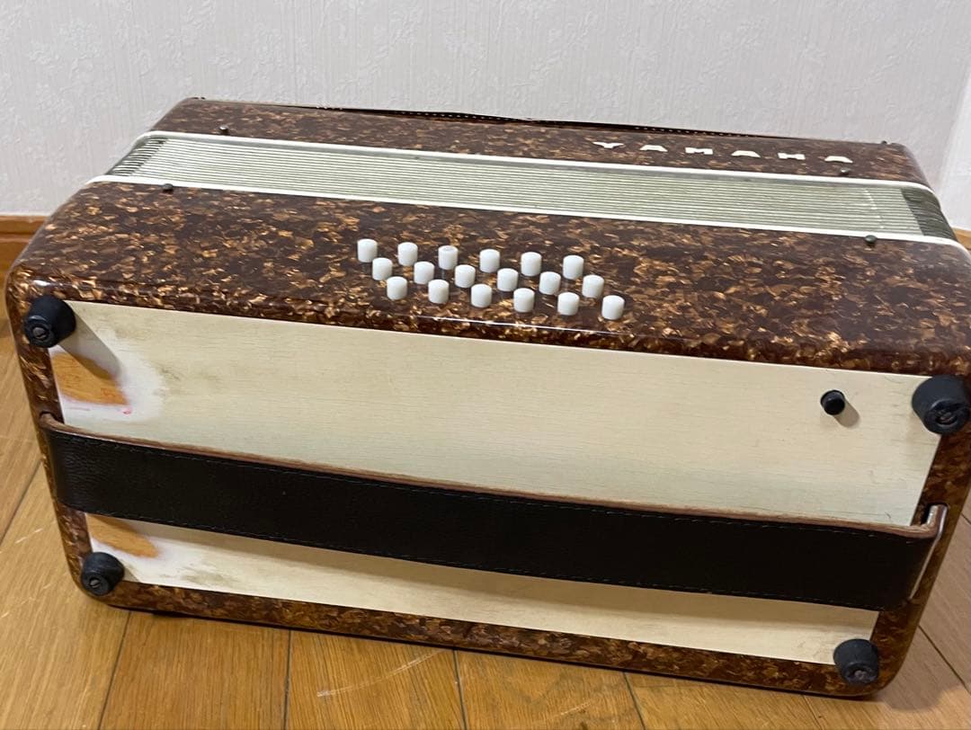 【音出し確認済み】YAMAHA ヤマハ アコーディオン アンティーク ケース付き