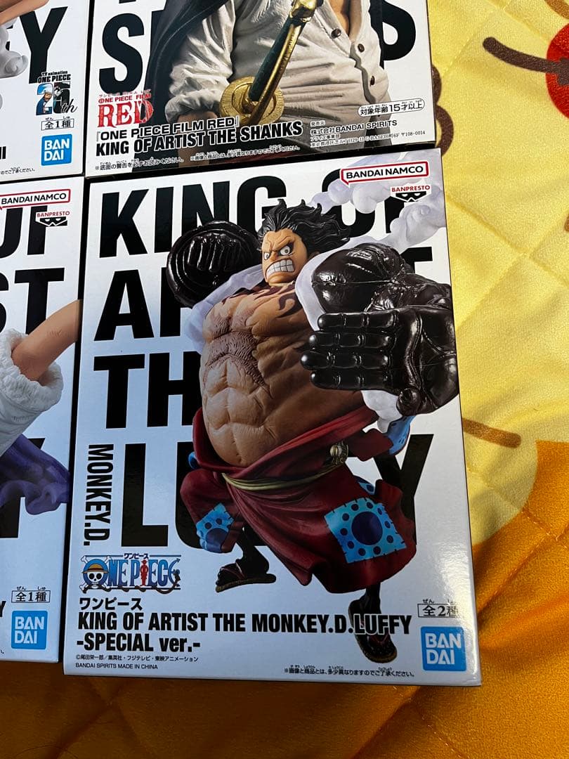 ワンピースフィギュア　KING OF ARTIST ニカ　ルフィ　シャンクス