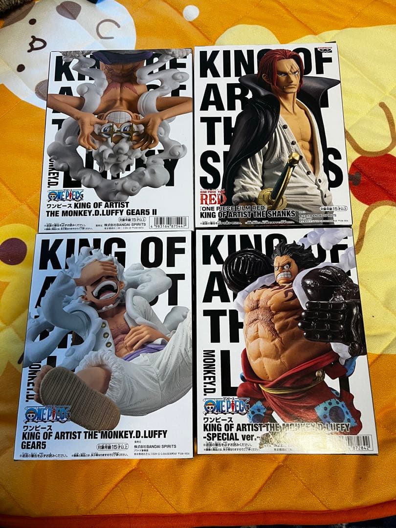 ワンピースフィギュア　KING OF ARTIST ニカ　ルフィ　シャンクス