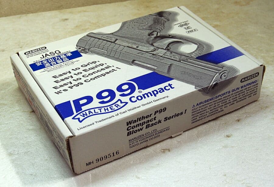 マルゼン ワルサーP99コンパクトブローバック グリップエクステンション付