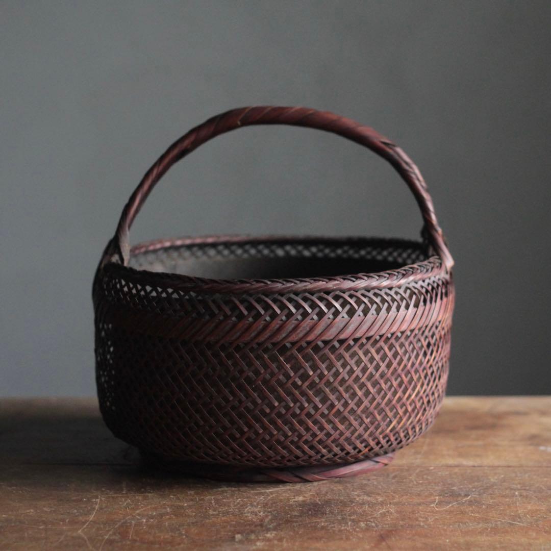 c393 唐銅皆具 利休好 金森浄栄 木箱 茶道具 古物 唐銅皆具 サビあり