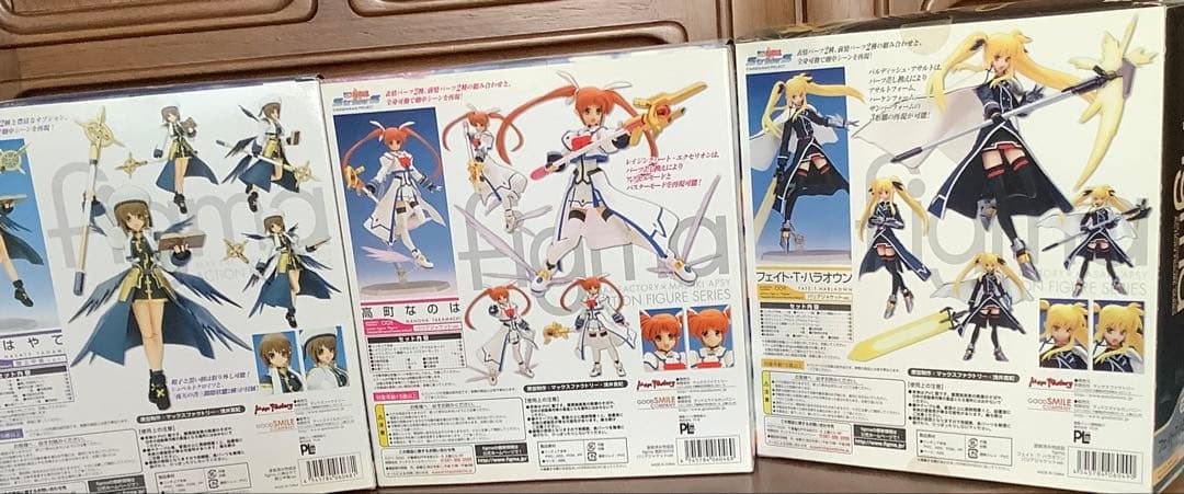 figma 高町なのは•八神はやて ••フェイト•T・ハラオウン ３点セット