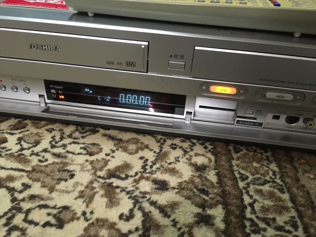 2025問題東芝RD-XV81VHS搭載3in1 レコーダー地デジビデオダビング