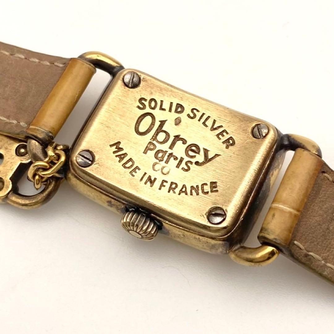 稼働】Obrey SOLID SILVER 腕時計 新品電池 ゴールド - メルカリ