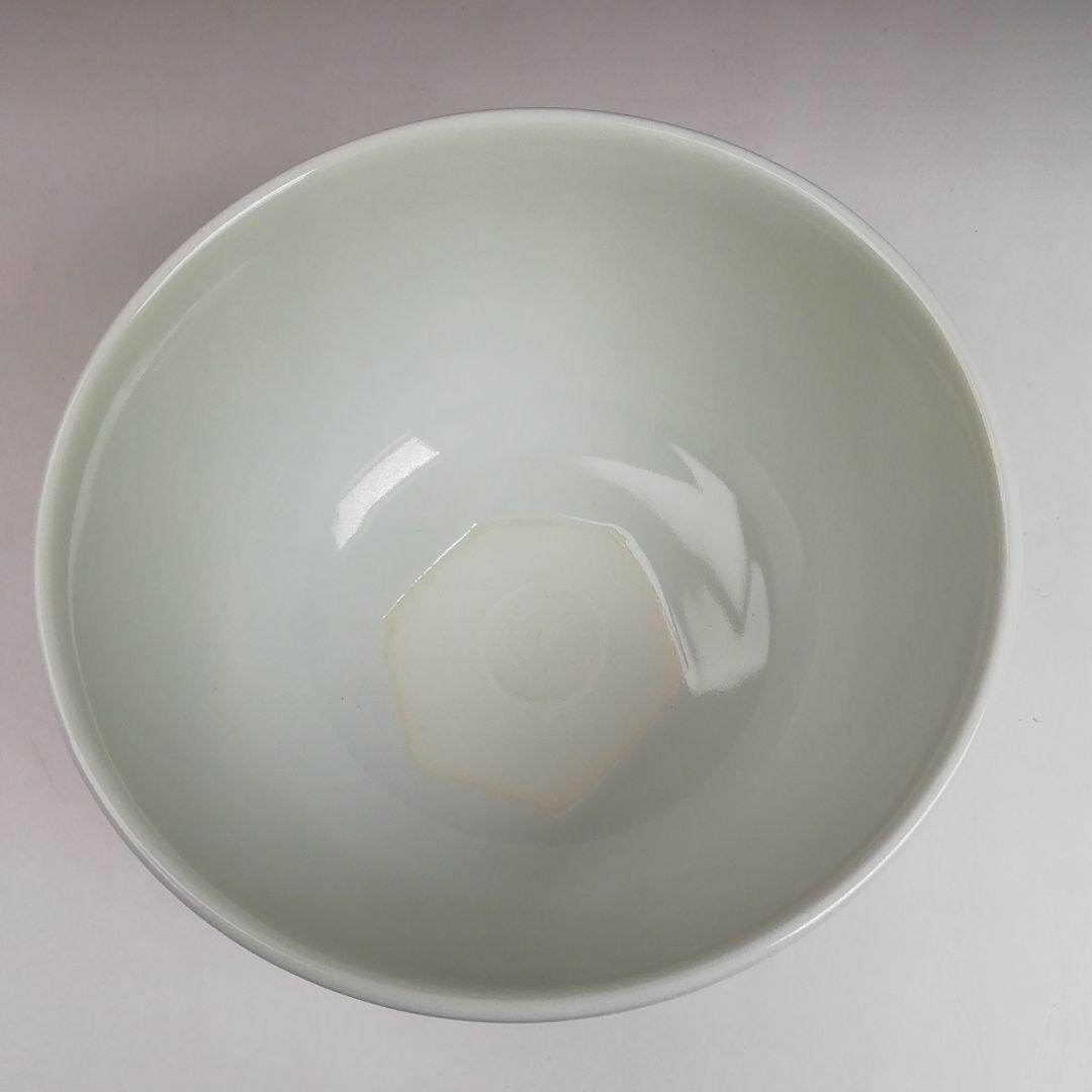 S922 茶碗 『染付馬絵』『平安 寺尾陶象 造』 共箱 抹茶碗 茶道具