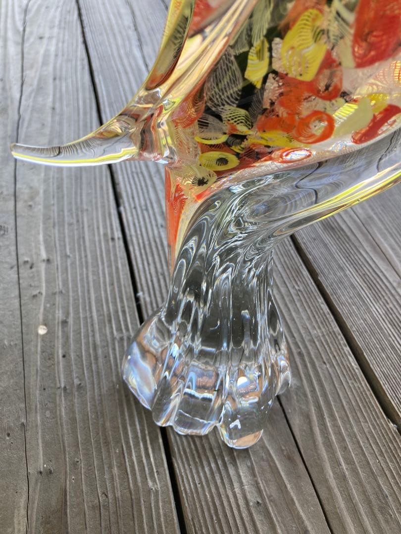 安く 買うホビー・楽器・アート - 【1点限り】ガラスアンティーク 孔雀