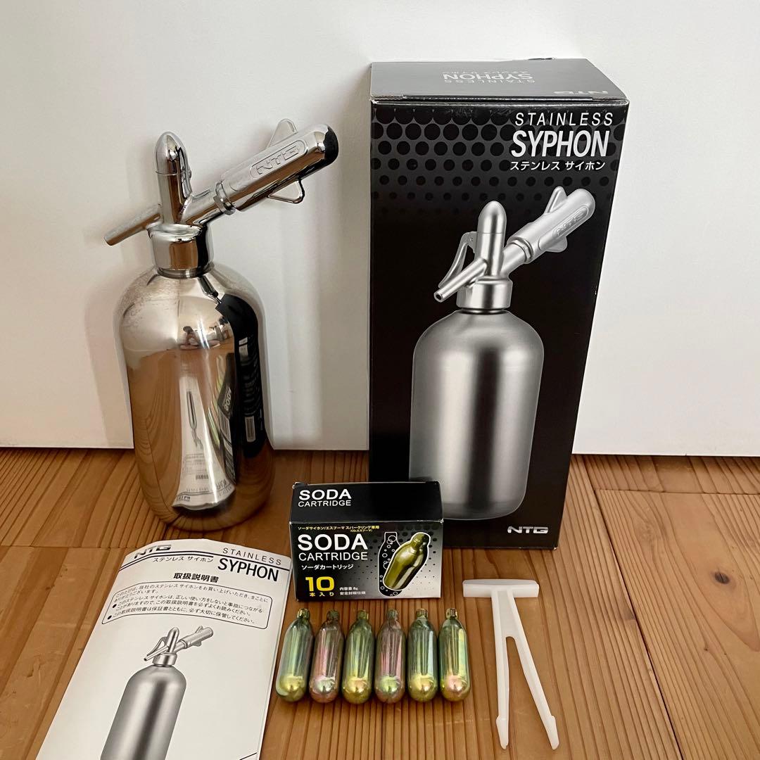 Amazon.co.jp: 日本炭酸瓦斯 ステンレスサイホン : 食品・飲料・お酒
